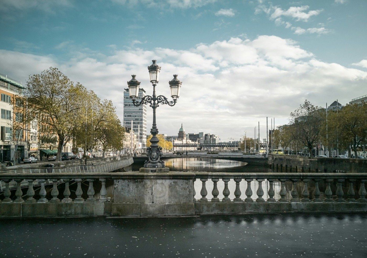 Grattan Bridge over the River Liffey, Dublin